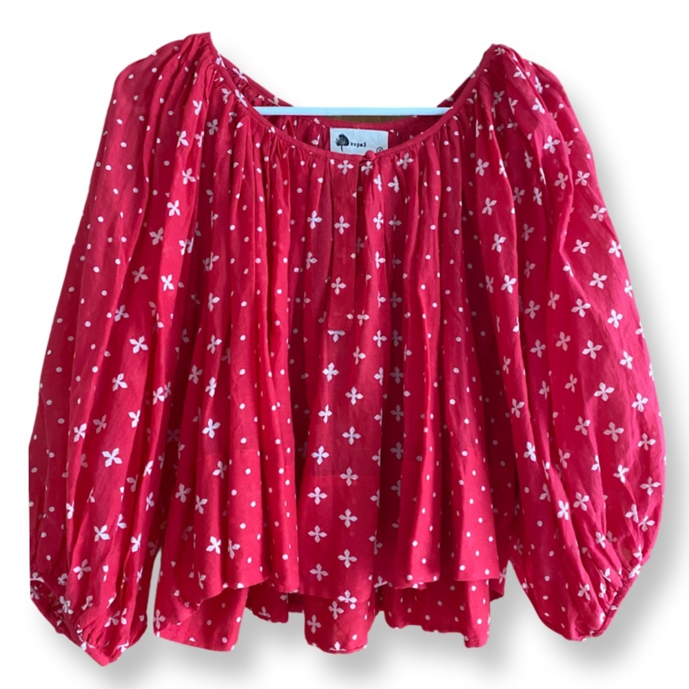 Anthropologie Kopal made in India blouse